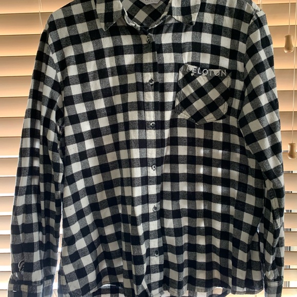 RARE Peloton Flannel Top - Picture 5 of 6